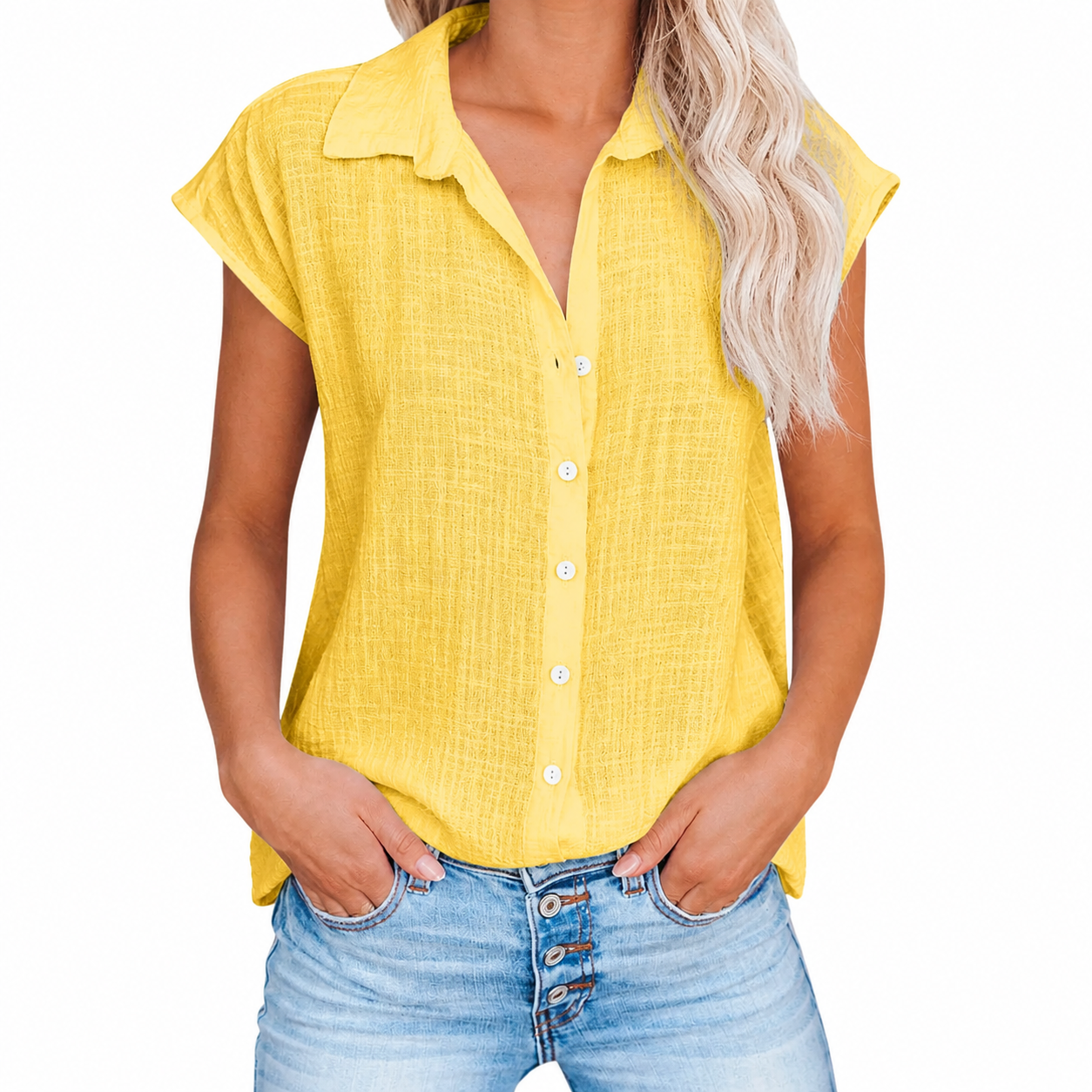 Camicia Donna in Misto Lino-Cotone
