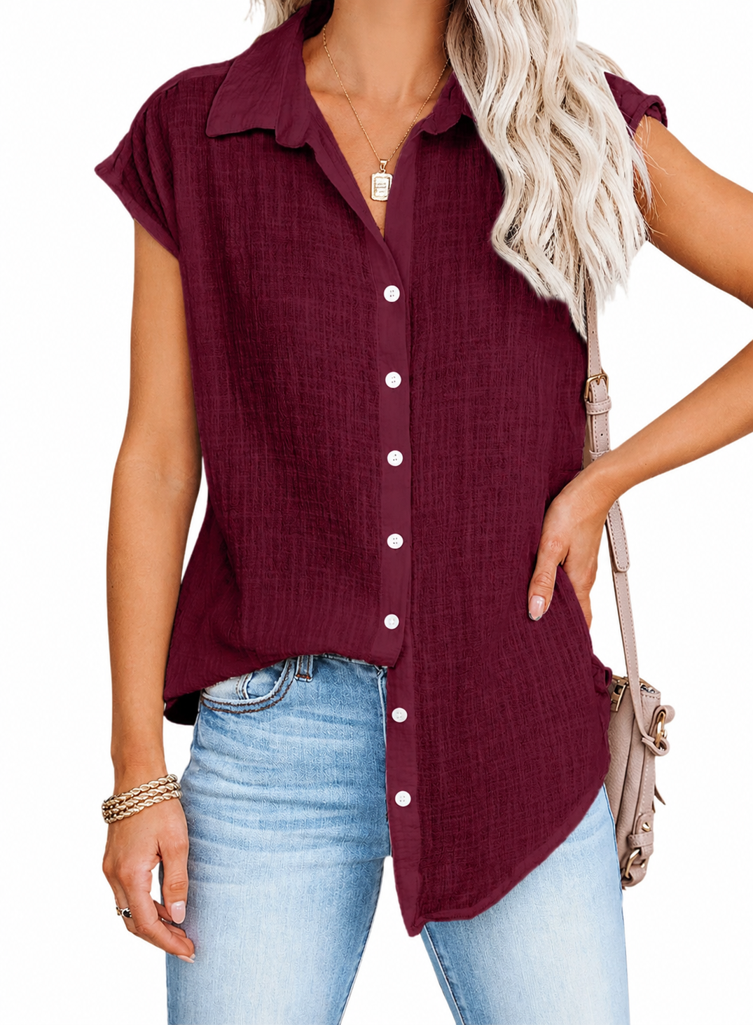 Camicia Donna in Misto Lino-Cotone