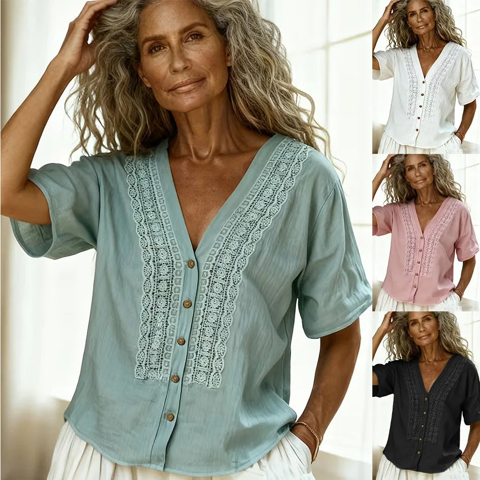 Camicia estiva da donna – eleganza leggera e femminile