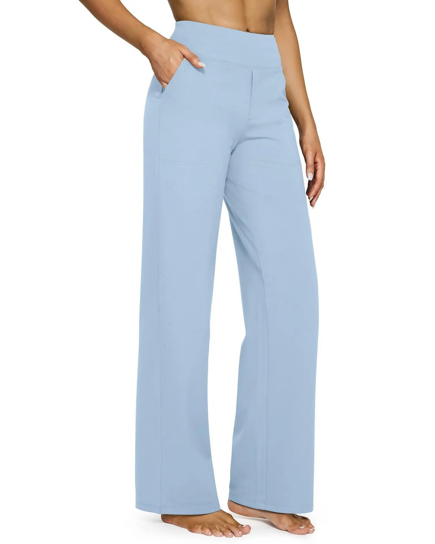 Pantalone Elegante Casual Vita Alta