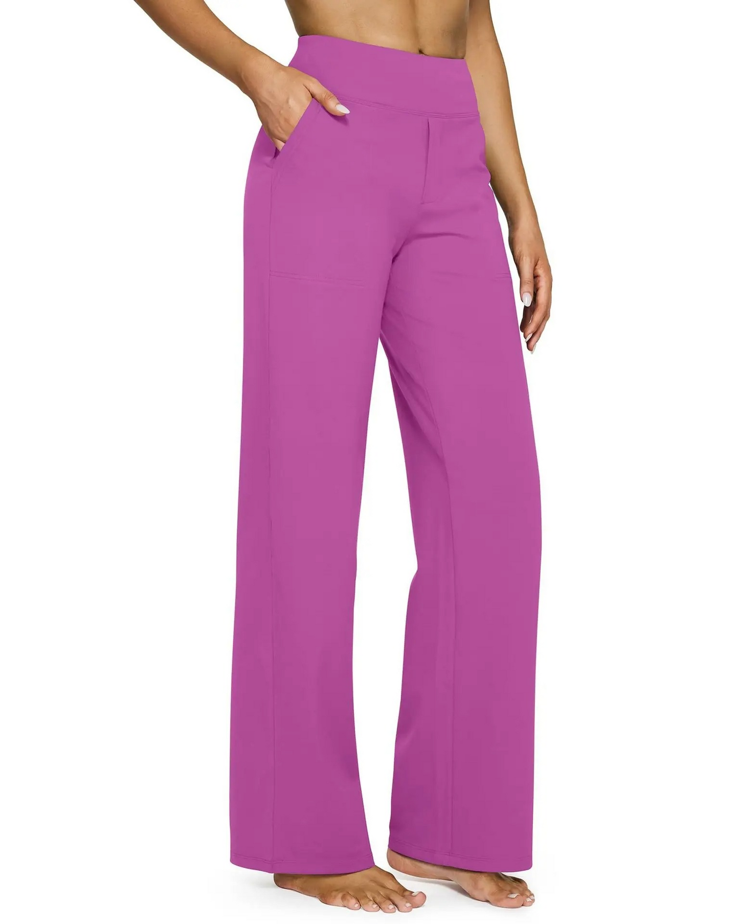 Pantalone Elegante Casual Vita Alta