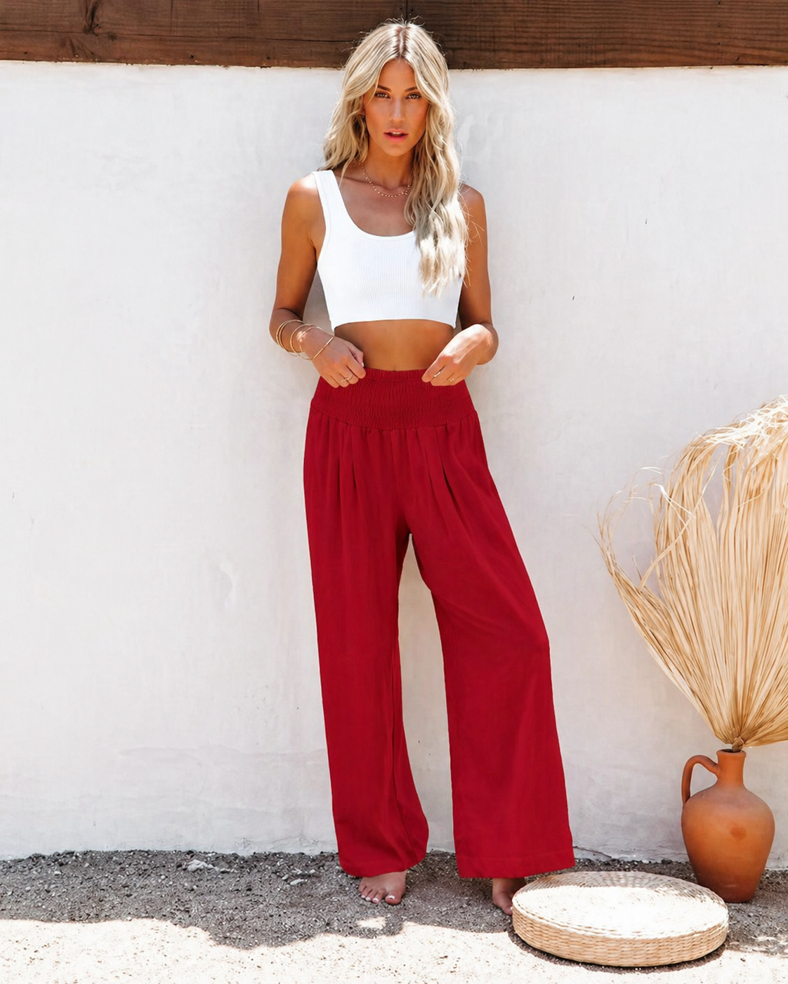 Pantaloni Casual da Donna con Coulisse