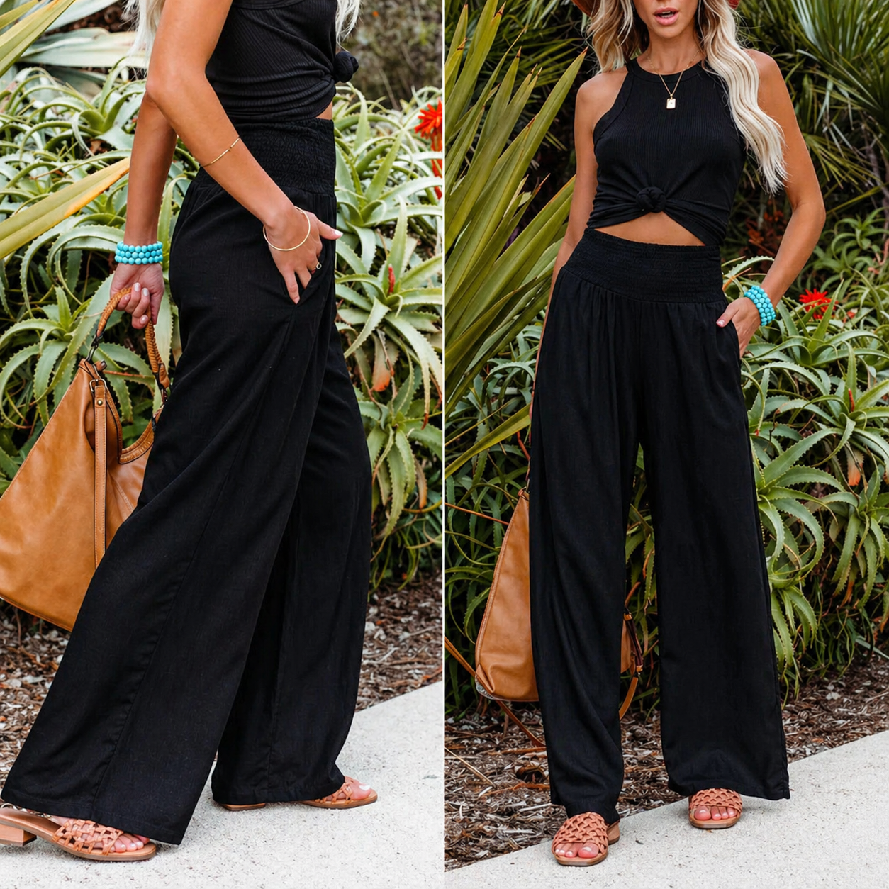 Pantaloni Casual da Donna con Coulisse