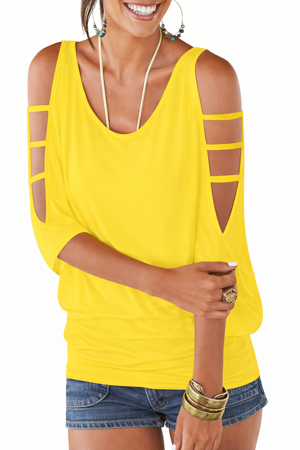 Maglia a spalle scoperte