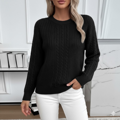 Dolce Lana - Maglione a Treccia in Lana Morbida