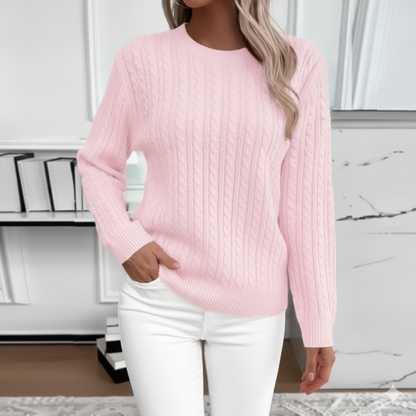 Dolce Lana - Maglione a Treccia in Lana Morbida